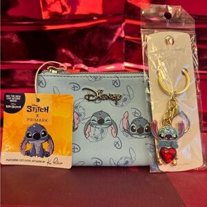 Primark Disney Stitch coin purse and keychain